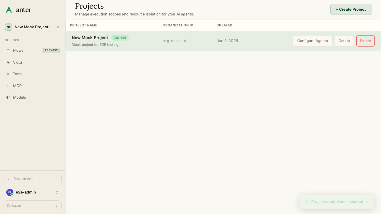 Create project